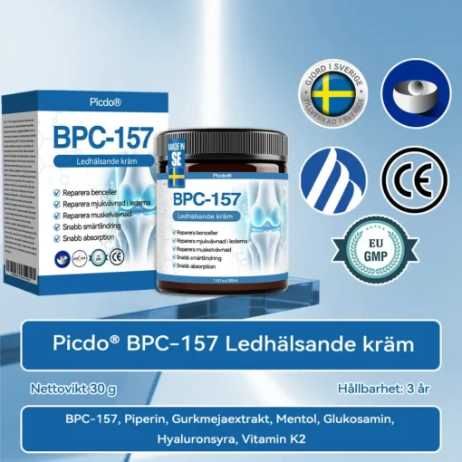 𝖯𝗂𝖼𝗱𝗼® BPC-157 Ledhälsande kräm